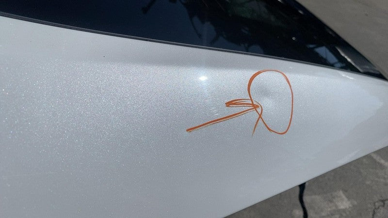 ⭕2012-2015 Tesla Model S Rear Tailgate Hatch Panel & Liftgate Glass Wh