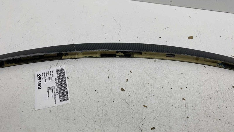 ⭕ 2020-2024 Tesla Model Y MY Rear Trunk Upper Carbon Fiber Spoiler 163