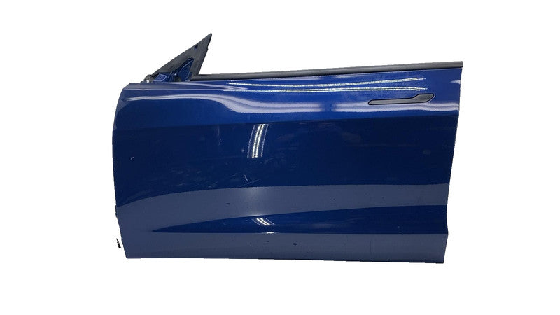 ⭕ 2021-2023 Tesla Model 3 M3 Front Driver Side Door Shell Panel Left Blue PPSB
