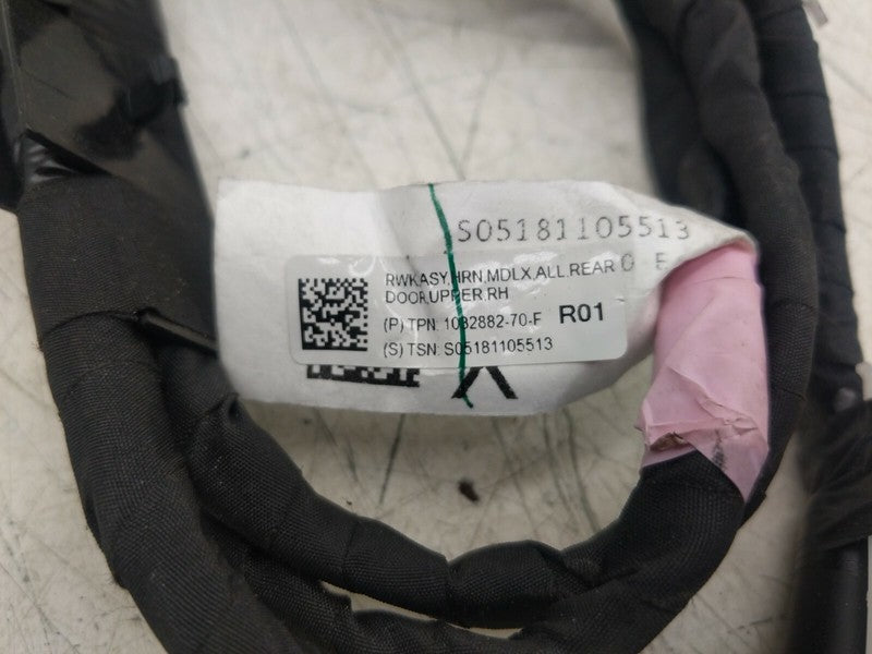 1032882 70 F ⭕16-20 Model X Rear Right Upper Door Wiring Cable Loom Wire Harness 1032882-70-F