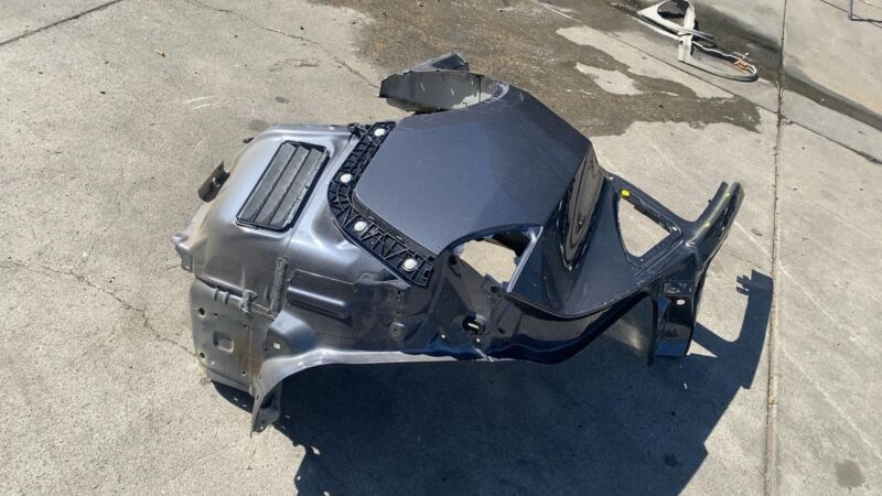 ⭕ 2020-2023 Tesla Model Y Rear Left Quarter Panel Structural Cutout LH Gray PMNG