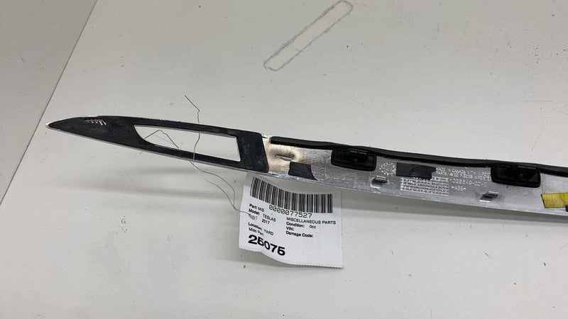 ⭕ 12-20 Tesla Model S Rear Liftgate Trunk Lid Chrome Trim Molding 1025