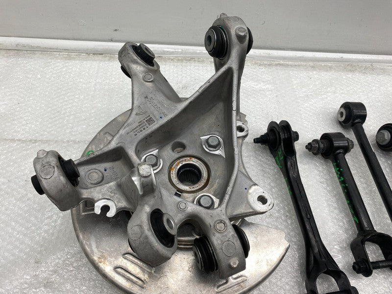 ⭕17-23 Model 3 Rear Left Knuckle Wheel Hub Fore Toe AFT Link Spring 10