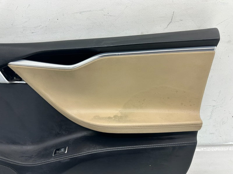 100791200D 12-20 Tesla Model S Front Right Interior Door Panel Trim Card Cover 1007936-26-M