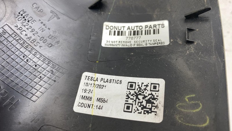 ⭕ 2017-2025 Model 3 Right Door Mirror Cover Skull Cap RH Black PBSB 10