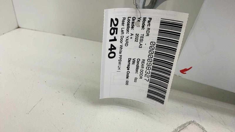 Rear Door TESLA MODEL 3 Left 22