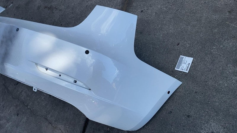 2017-2022 Tesla Model 3 Rear Bumper Cover w/ Sensor Holes Pearl White 