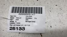 ⭕ 17-25 Tesla Model 3 M3 Rear Left Caliper w/ Brake Hose Line BASE 1044623-00-I