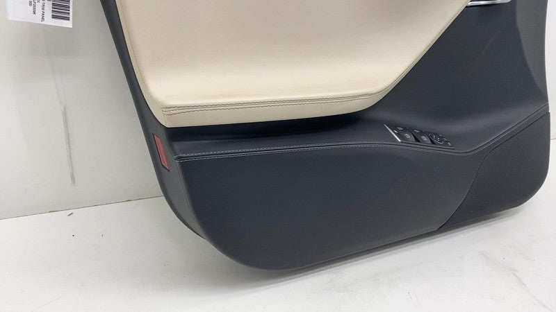 ⭕ 12-20 Model S Front Left Interior Door Panel Trim Card Cover OEM 600