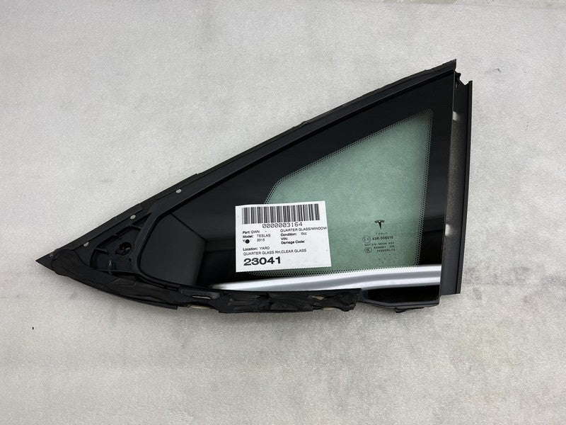 ⭕ 12-20 Tesla Model S Rear Passenger Side Quarter Fixed Glass Right 10