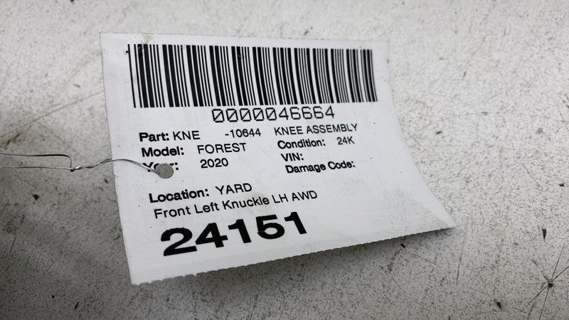 ⭕ 19-22 Subaru Forester Front Left Spindle Knuckle Wheel Hub & Dust Shield AWD