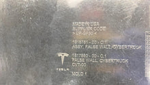 2024 2025 Tesla Cybertruck Front Truck Bed False Wall Assembly 1818781-00-D OEM