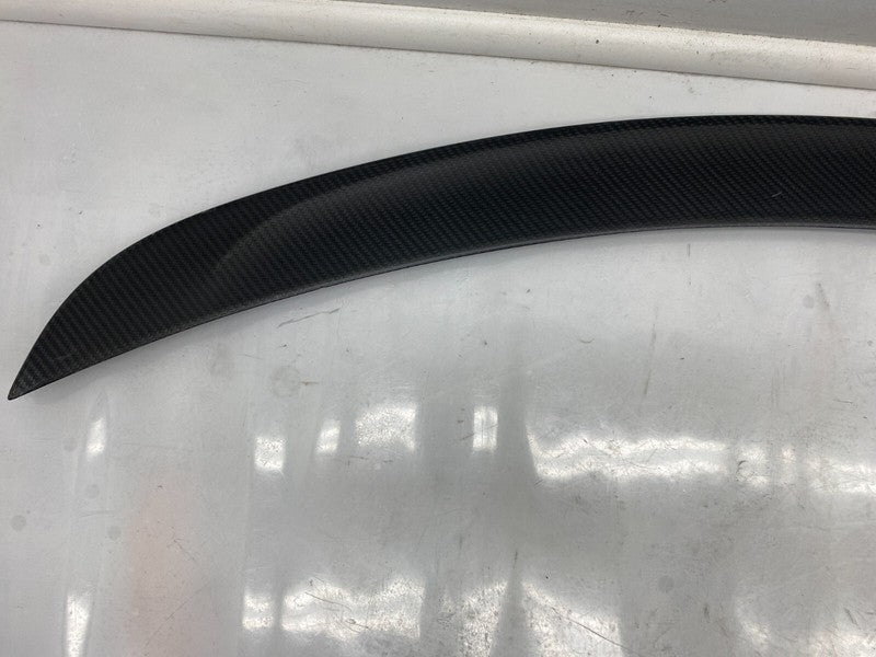 ⭕ 12-20 Model S Rear Trunk Liftgate Lid Spoiler Wing Carbon Fiber 1023