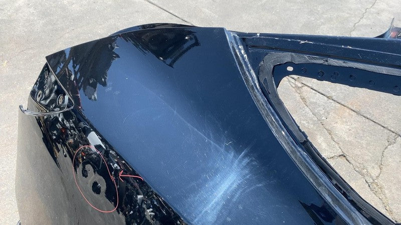 ⭕20-24 Tesla Model Y MY Rear Right Quarter Panel Structural Cutout RH Black PBSB