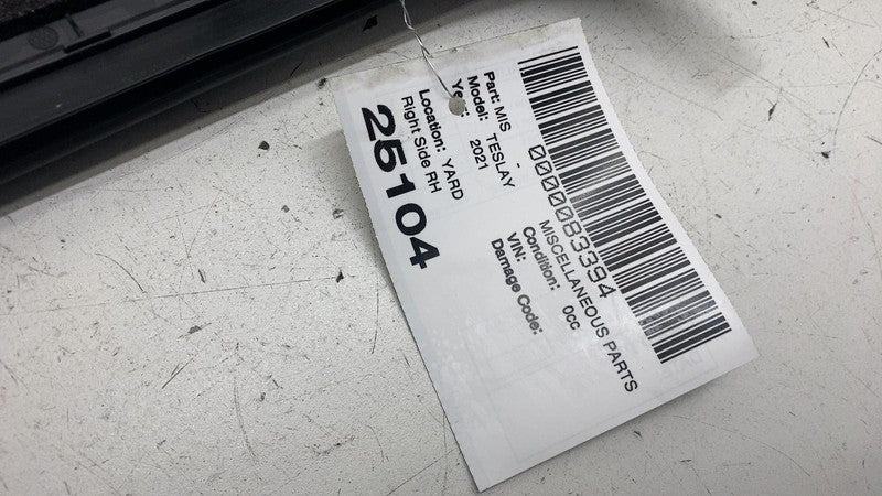 150688690F ⭕ 20-23 Model Y Right Exterior B-Pillar Applique Trim w/ Camera RH 1506886-90-F