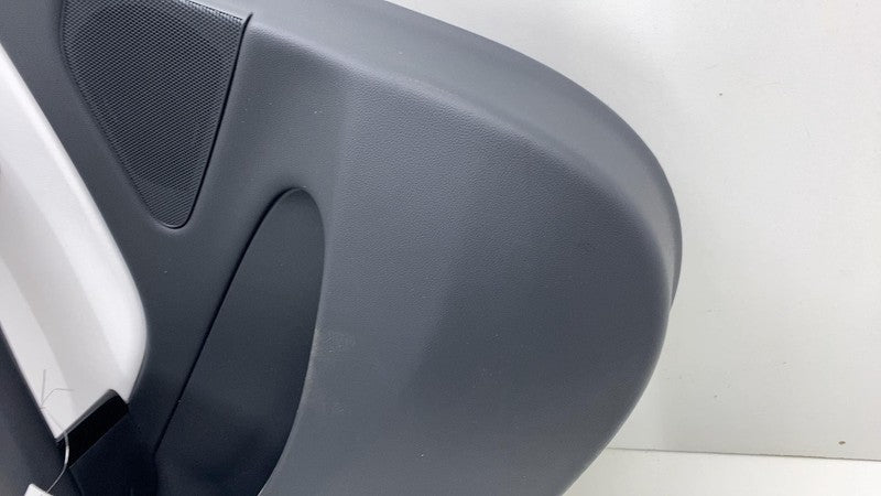 1105095 00 2017-2020 Tesla Model 3 M3 Rear Driver Side Door Panel Trim Cover White Left LH