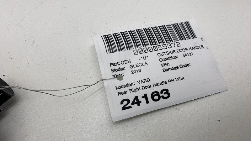 A 204 760 24 34 16-19 Mercedes-Benz GLE350 Rear Passnger Right Exterior Door Handle  White - 799