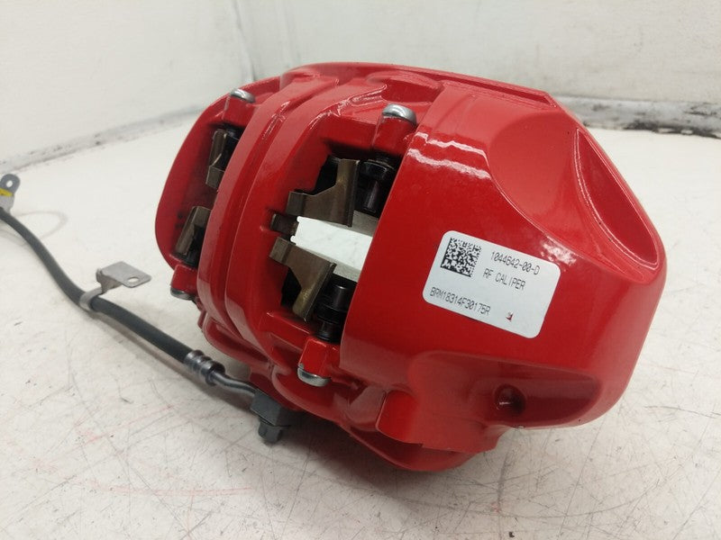 1044642 00 D ⭕ 2017-2022 Tesla Model 3 Front Performance Brake Caliper Red Right 1044642-00-D