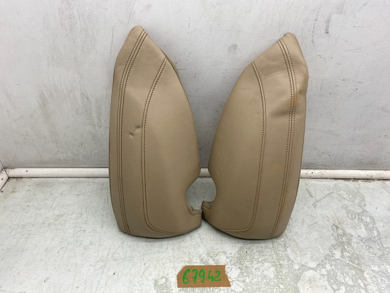 722319723069 ⭕ 12-20 Tesla Model S Rear Left & Right 2nd Row Seat Bolster Cushion Cover Tan