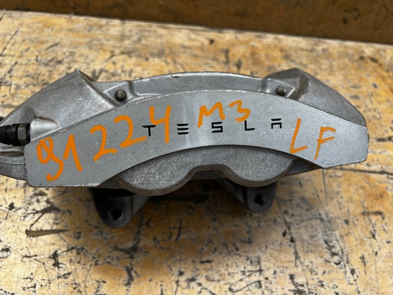 ⭕17-23 Model 3 M3 Front Driver Side Caliper w/ Brake Hose Line Left 10