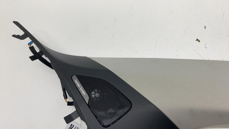 7306606-13 ⭕ 2018 BMW i3 I01 Front Right A-Pillar Upper Trim Cover Panel w/ Speaker Tweeter