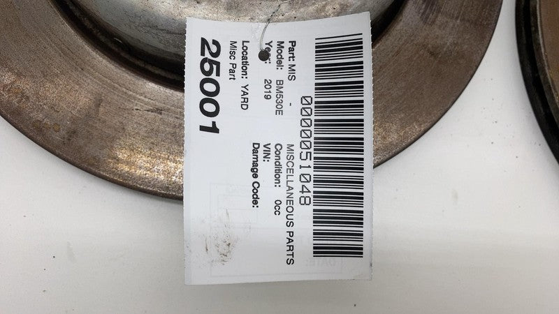 2017-2020 BMW 530e 530i G30 PAIR Rear Left & Right Brake Disc Rotor Assembly OEM