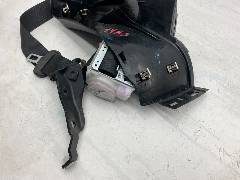 ⭕ 12-20 Model S Rear Left Seatbelt & Retractor w/ Mid C-Pillar Trim 10