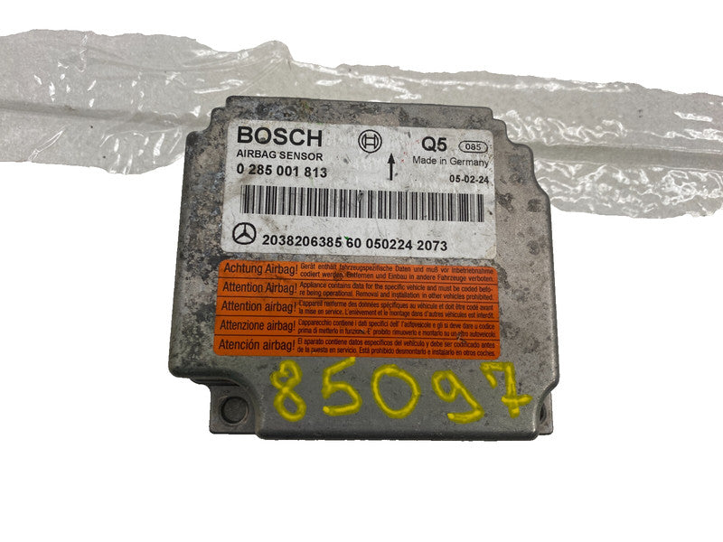 285001813 ⭕ 01-09 Mercedes CLK63 AMG W209 Crash Sensor Computer Control Module 285001813