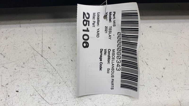 1619812-00-A ⭕ 20-24 Model Y Rear Section Underhood Trim HEPA Apron Cover Trim 1619812-00-A