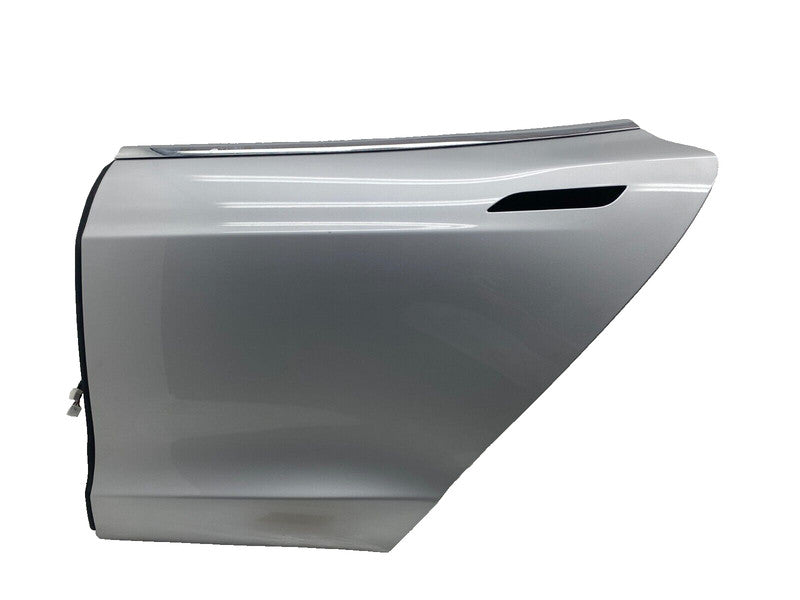 ⭕ 2012-2015 Tesla Model S MS Rear Left Door Shell Panel Silver PMSS 10