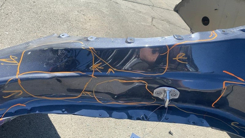 ⭕ 2020-2023 Tesla Model Y Rear Right Quarter Panel Structural Cutout Gray PMNG