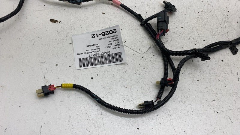 ⭕21-22 Model 3 Front Bumper Park Assist Sensor Wiring Harness Cable 20