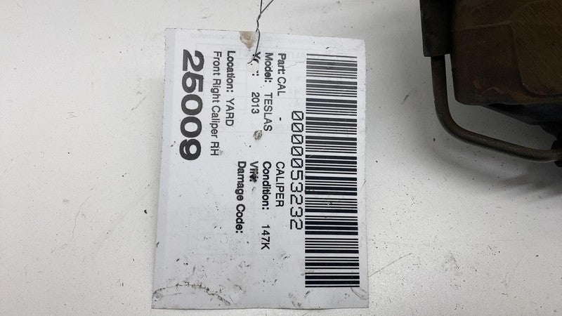 2012-2015 Tesla Model S MS Front Passenger Side Caliper w/ Brake Hose Line Right