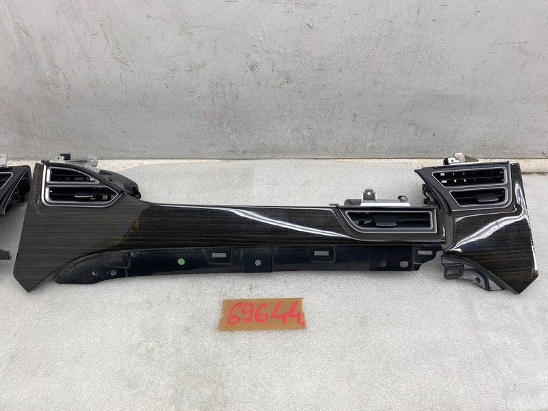 ⭕ 12-15 Tesla Model S SET Dash A/C Air Vent Dashboard Trim Cover Obech