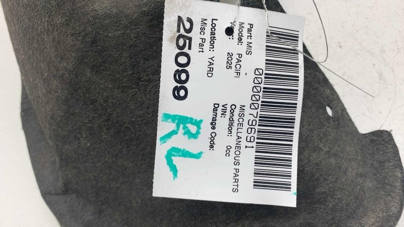 68450819AB ⭕ 21-25 Chrysler Pacifica Rear Left Wheel Fender Liner Splash Shield 68450819AB