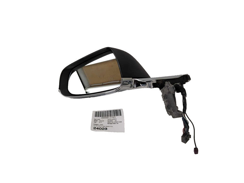 6005864-00-F ⭕12-15 Tesla Model S Left Exterior Rear View Door Mirror Black PBSB 6005864-00-F