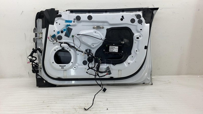⭕ 12-15 Tesla Model S Front Passenger Side Door Shell Panel Right White - PPSW