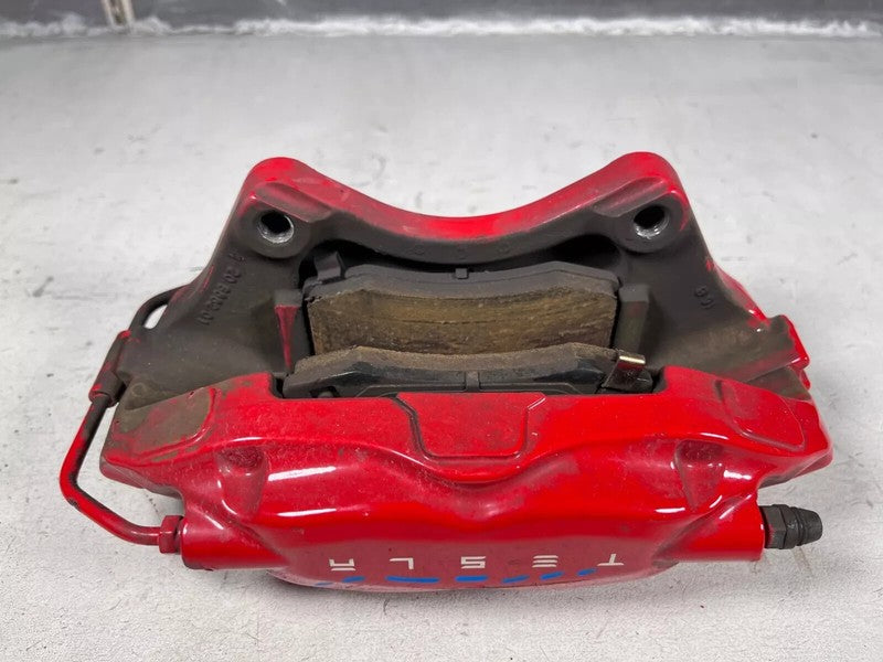 ⭕ 2016-2020 Tesla Model S Rear Left Performance Brake Caliper Red 1027