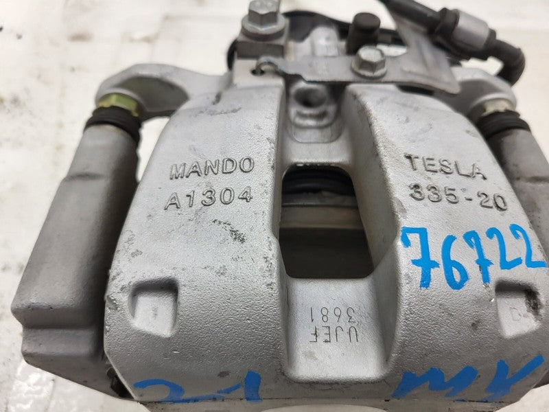 104462400I ⭕ 2020-2024 Tesla Model Y Rear Right Caliper + Brake Hose Line BASE 1044624-00-I