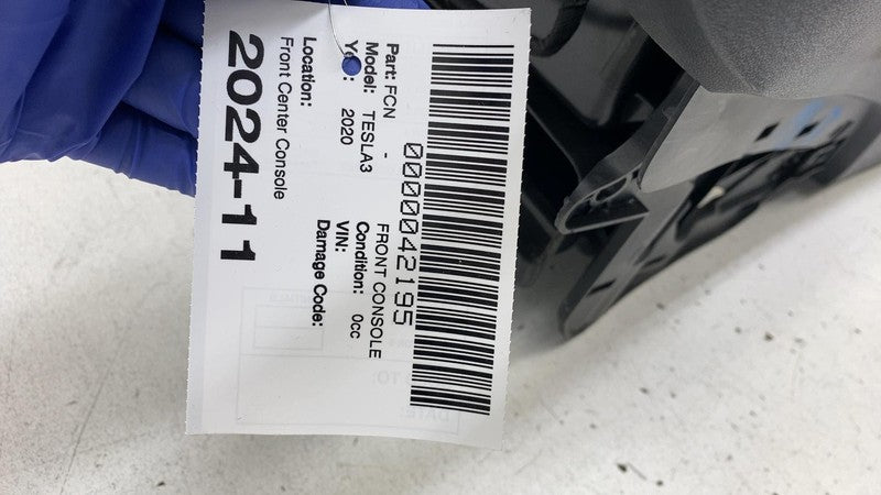 108790098D ⭕17-20 Model 3 Y Front Floor Center Console Armrest & Carrier GEN 1 1087900-98-D