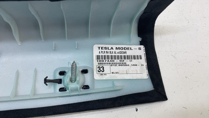 ⭕ 12-20 Model S Front Left & Right A-Pillar Upper Trim 1007440-02-G/10