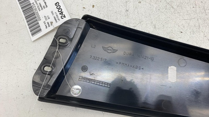 7419277 ⭕2014-2019 Mini Cooper S Driver Exterior Column B-Pillar Cover Trim Left 7419277