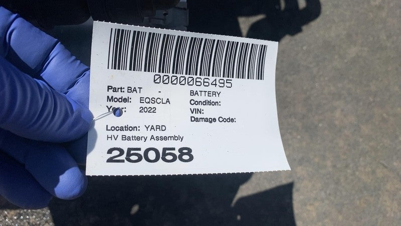 22-24 Mercedes-Benz EQS 450 Lithium Ion Battery  120kWh 7893400027 789