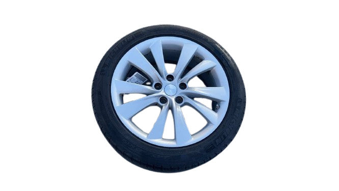 ⭕ 12-15 Tesla Model S Wheel Rim 19" 19x8.0 +40MM + Tire 245/45 R19 1024183-00-A