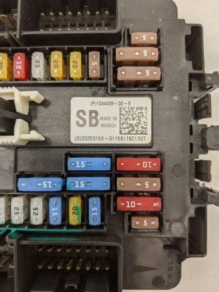 ⭕ 16-20 Tesla Model S Front Junction Cabin Fuse Box Relay Frunk 12V 10