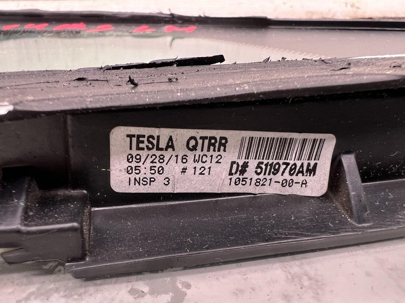 ⭕ 2012-2021 Tesla Model S Rear Passenger Right Quarter Window Glass RH