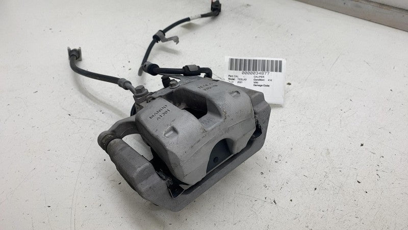 1044624-00-H ⭕ 2017-2025 Tesla Model 3 Rear Right Caliper + Brake Hose Line BASE 1044624-00-H