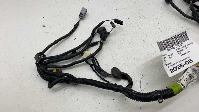 ⭕ 12-14 Model S Front Module Tech Package Wiring Harness Cable Wire 10