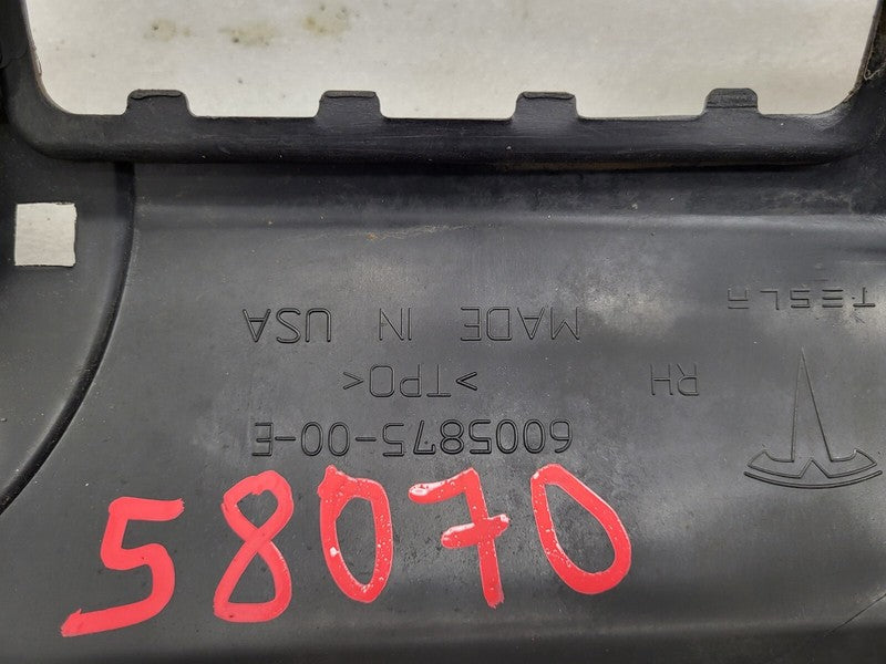 6005875 00 E ⭕ 2012-2020 Model S Right Rocker Side Skirt Molding Scuff Panel RH 6005875-00-E