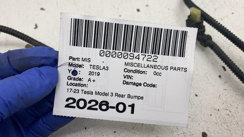 ⭕ 2017-2023 Tesla Model 3 M3 Rear Bumper Wiring Harness Cable Wire 106
